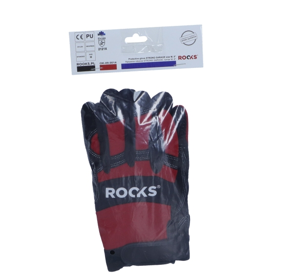 ROOKS Rękawice robocze STRONG GARAGE rozmiar L 9" OK-09.0015