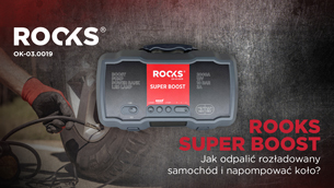 ROOKS super boost jak odpalić rozładowany samochód i napompować koło OK-03.0019