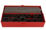 SELTA Zestaw nasadek udarowych 1/2" 15 części 10-32 mm SE-94515S