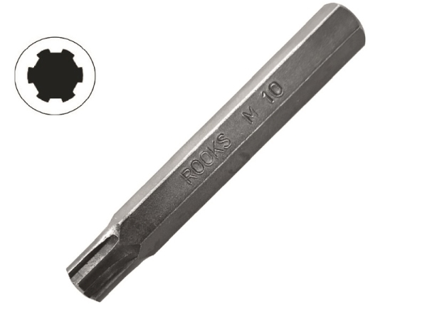 ROOKS Bit 10 mm 3/8" RIBE M6 x 75 mm 73MOV5-2 (S2) OK-07.3048