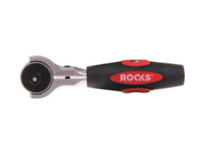 ROOKS Ratchet with folding handle and swivel head, T 1/4" 72T