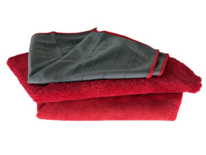 ROOKS Microfibre Detailing Set, 3 pieces, 300/350/400 g/m² – for windows, interiors and general use